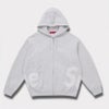 Supreme シュプリーム 2025SS Big Logo Zip Up Hooded Sweatshirt ビッグロゴ ジップアップ フードパーカー アッシュグレーSupreme シュプリーム 2025SS Big Logo Zip Up Hooded Sweatshirt ビッグロゴ ジップアップ フードパーカー アッシュグレー