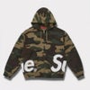 Supreme シュプリーム 2025SS Big Logo Zip Up Hooded Sweatshirt ビッグロゴ ジップアップ フードパーカー ウッドランドカモ