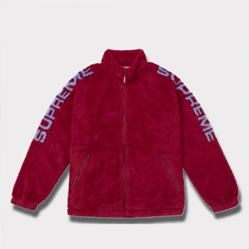 Supreme シュプリーム 2025SS Shoulder Logo Fleece Jacket ショルダーロゴ フリースジャケット レッド