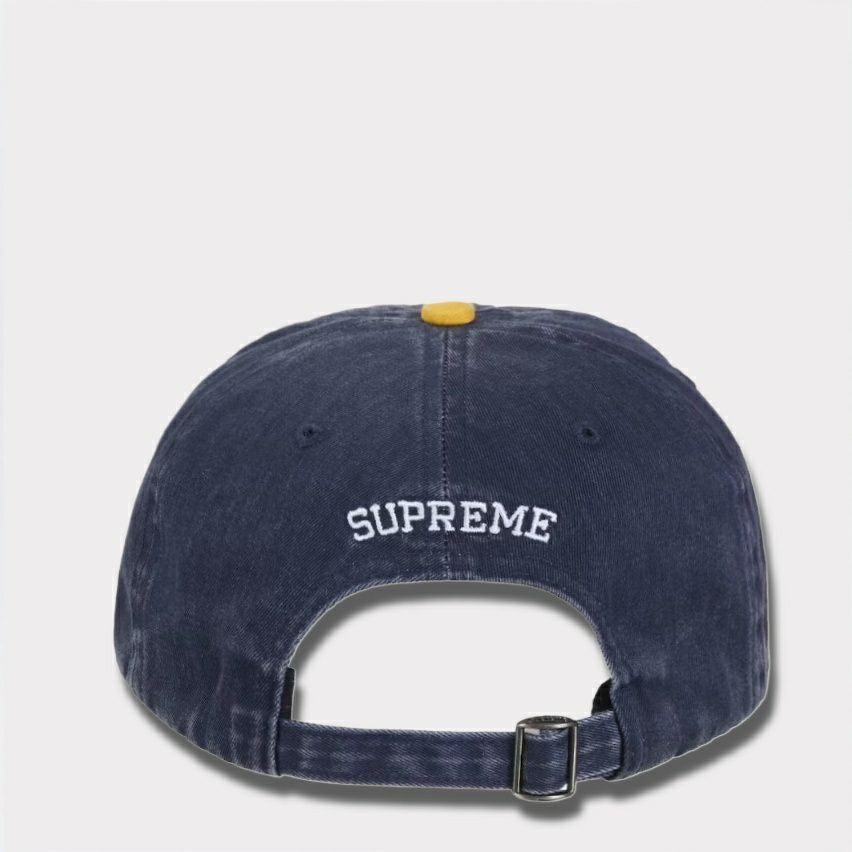 Supreme シュプリーム 2025AW Pigment Coated 2-Tone S Logo 6-Panel Cap ピグメントコーテッド 2トーン エスロゴ 6パネルキャップ　ネイビー1