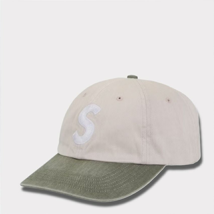  Supreme シュプリーム 2025AW Pigment Coated 2-Tone S Logo 6-Panel Cap ピグメントコーテッド 2トーン エスロゴ 6パネルキャップ　ライトピンク