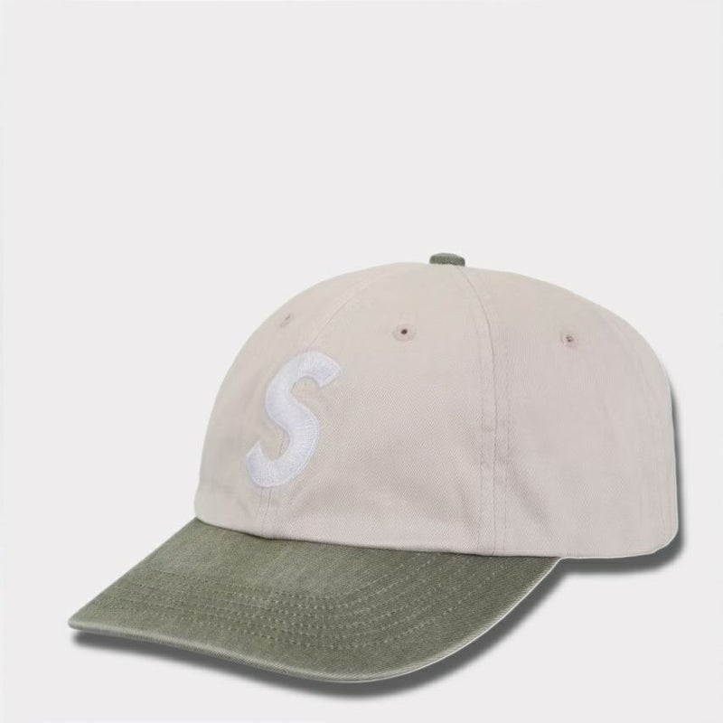  Supreme シュプリーム 2025AW Pigment Coated 2-Tone S Logo 6-Panel Cap ピグメントコーテッド 2トーン エスロゴ 6パネルキャップ　ライトピンク