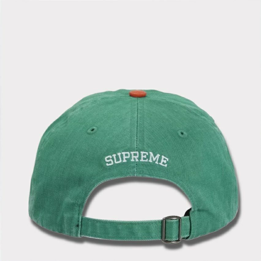  Supreme シュプリーム 2025AW Pigment Coated 2-Tone S Logo 6-Panel Cap ピグメントコーテッド 2トーン エスロゴ 6パネルキャップ　グリーン1