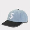 Supreme シュプリーム 2025AW Pigment Coated 2-Tone S Logo 6-Panel Cap ピグメントコーテッド 2トーン エスロゴ 6パネルキャップ　デニム