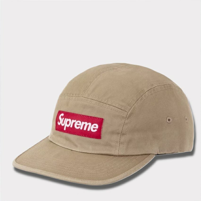 Supreme シュプリーム 2024SS Washed Chino Twill Camp Cap ウォッシュ