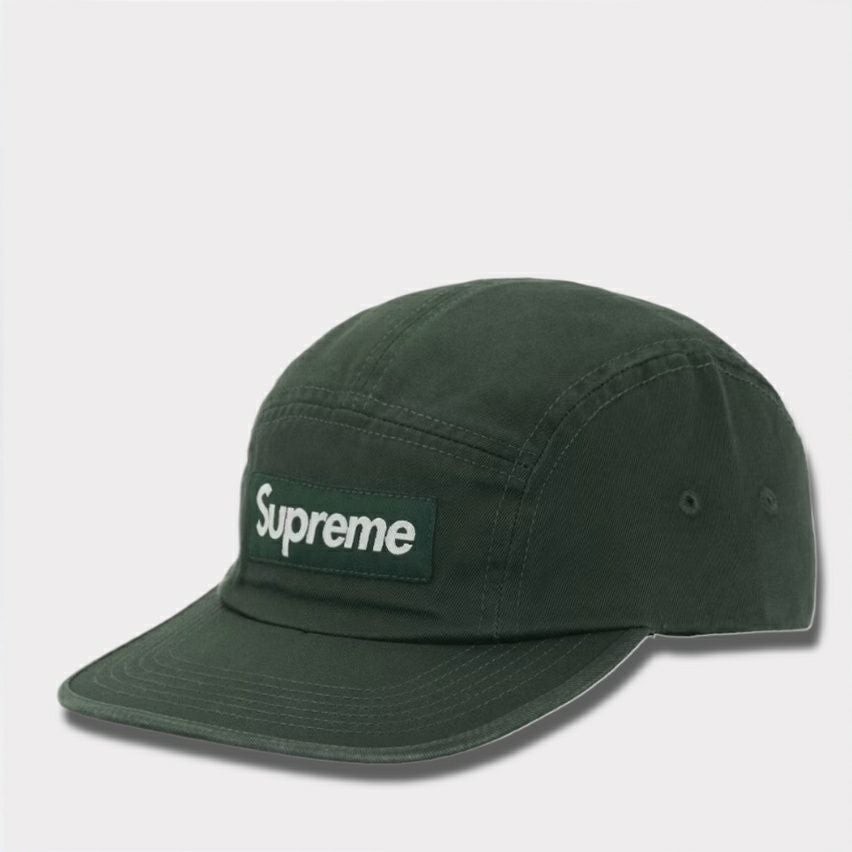  Supreme シュプリーム 2025AW Washed Chino Twill Camp Cap ウォッシュチノツイルキャンプキャップ　パイン