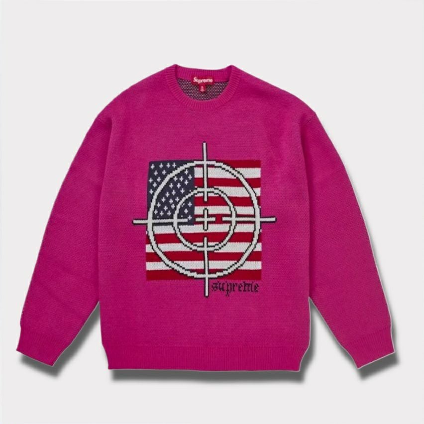 Supreme シュプリーム 2025AW Target Sweater ターゲット セーター　ピンク