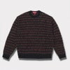 Supreme シュプリーム 2025AW Flowers Metallic Sweater フラワーズ メタリック セーター ブラック