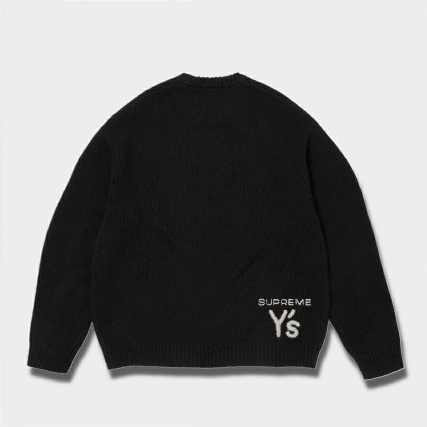 Supreme シュプリーム 2025AW Y's by Yohji Yamamoto Sweater ワイズバイヨウジヤマモト セーター ブラック1