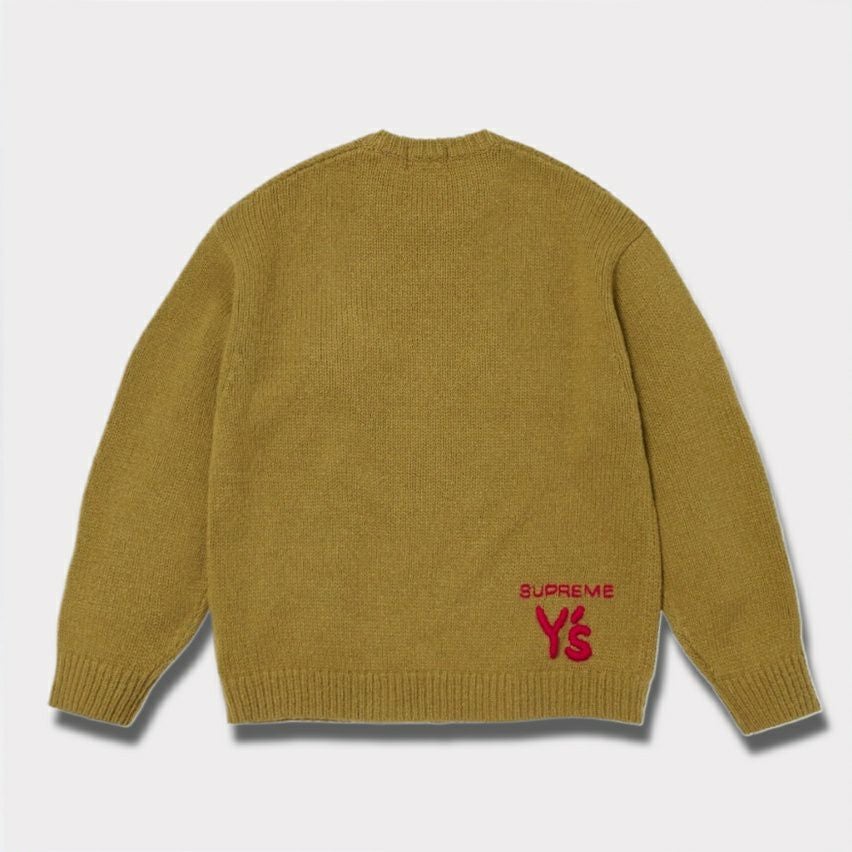 Supreme シュプリーム 2025AW Y's by Yohji Yamamoto Sweater ワイズバイヨウジヤマモト セーター オリーブ1