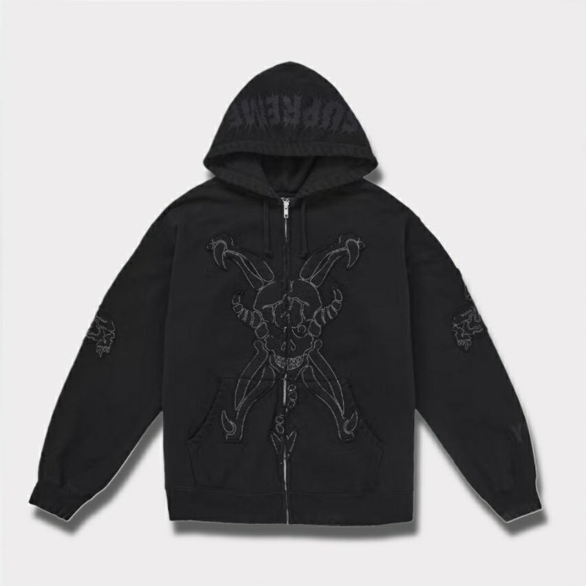 ✨希少・コラボ✨SUPREME×ヨウジヤマモト　パーカー　プルオーバー　総柄　M SUPREME×Yohji Yamamoto シュプリーム×ヨウジヤマモト 22AW TEKKEN