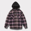 Supreme シュプリーム 2025AW Dickies Lined Zip Up Hooded Flannel Shirt　ディッキーズ ラインド ジップ アップ フード フランネル シャツ ブラック