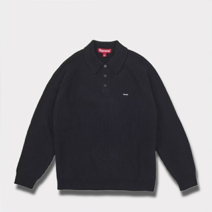 Supreme シュプリーム 2025AW Small Box Polo Sweater スモール ボックス ポロ セーター ブラック