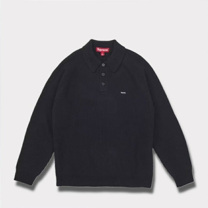 Supreme シュプリーム 2025AW Small Box Polo Sweater スモール ボックス ポロ セーター ブラック