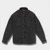 Supreme シュプリーム 2025AW Shearling Lined Denim Work Shirt　シアリング ラインド デニム ワーク シャツ　ブラック1
