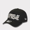  Supreme シュプリーム 2025AW Sharp Spellout Adjustable New Era　シャープ スペルアウト アジャスタブル ニューエラキャップ ブラック