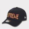 Supreme シュプリーム 2025AW Sharp Spellout Adjustable New Era　シャープ スペルアウト アジャスタブル ニューエラキャップ ネイビー