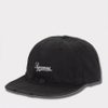 Supreme シュプリーム 2025AW Distressed Script 6-Panel　ディストレスト スクリプト 6パネルキャップ ブラック