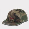 Supreme シュプリーム 2025AW Distressed Script 6-Panel　ディストレスト スクリプト 6パネルキャップ ウッドランドカモ