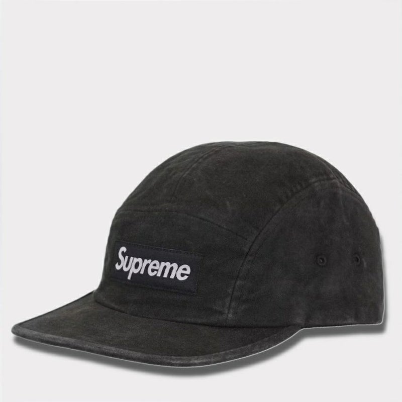 Supreme シュプリーム 2025AW 2-Tone Moleskin Camp Cap　2 トーン モールスキン キャンプ キャップ　ブラック　