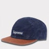 Supreme シュプリーム 2025AW 2-Tone Moleskin Camp Cap　2 トーン モールスキン キャンプ キャップ　ネイビー