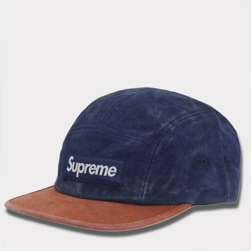 Supreme シュプリーム 2025AW 2-Tone Moleskin Camp Cap　2 トーン モールスキン キャンプ キャップ　ネイビー