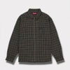Supreme シュプリーム 2025AW Metallic Plaid Zip Up Shirt メタリック プレイド ジップアップ シャツ ウォッシュドブラック