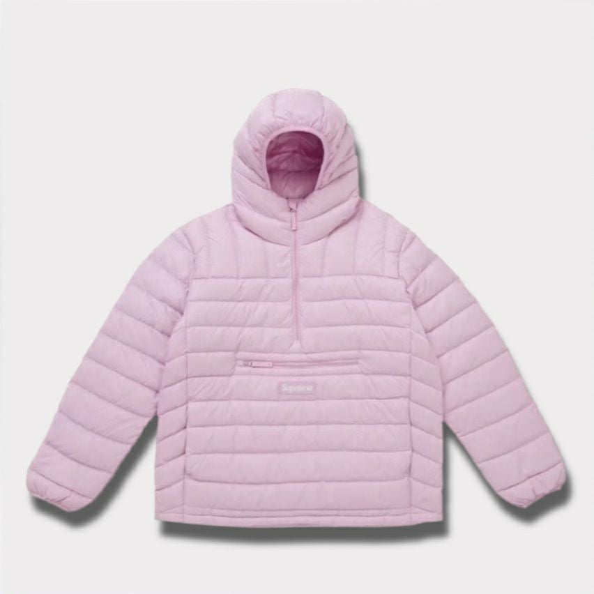 Supreme シュプリーム 2025AW Micro Down Half Zip Pullover マイクロダウンハーフジッププルオーバー ライトピンク