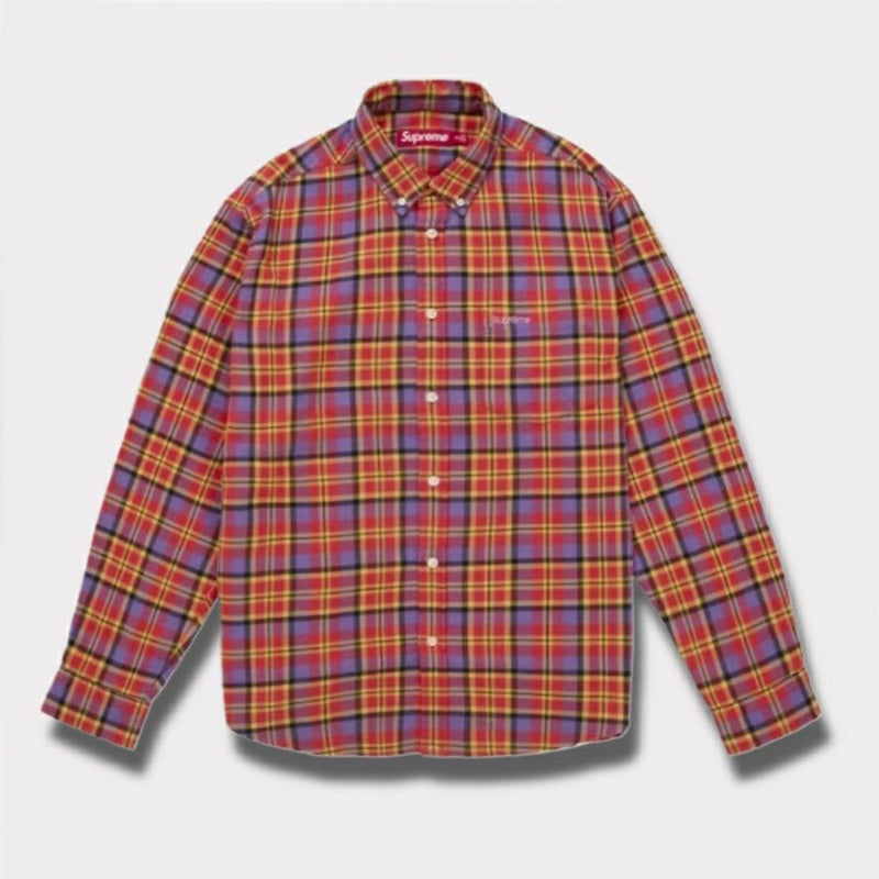 Supreme シュプリーム 2025AW Plaid Flannel Shirt プレイドフランネルシャツ オレンジ