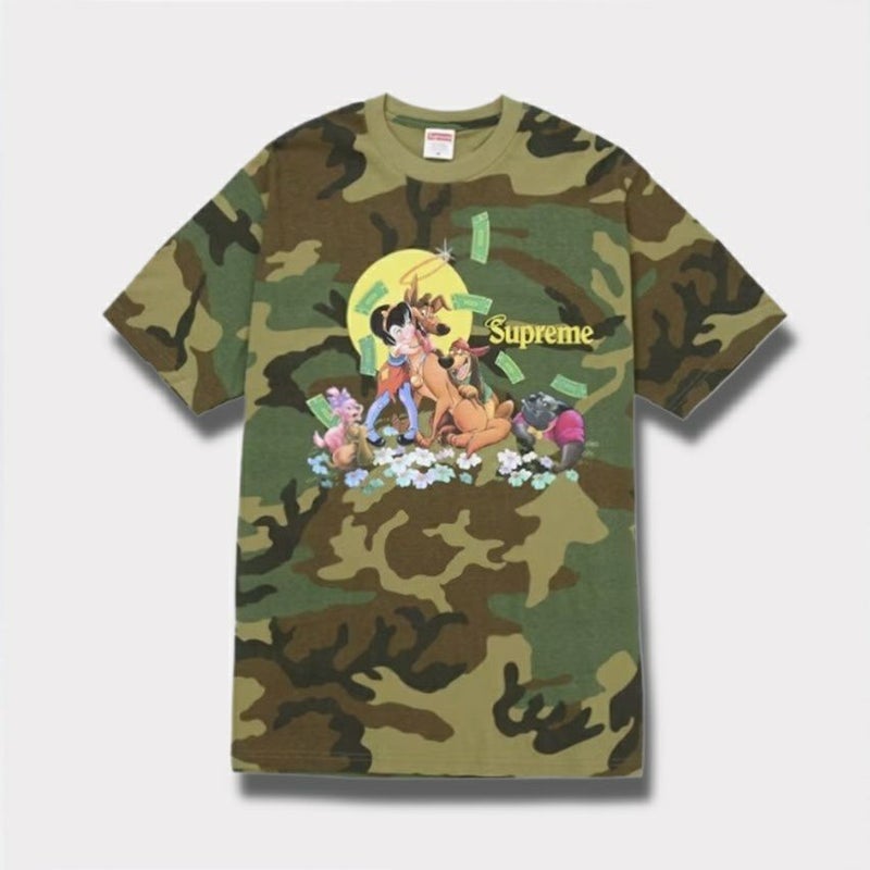 Supreme シュプリーム 2025AW All Dogs Go To Heaven Tee オール ドッグス ゴー トゥ ヘブン Tシャツ ウッドランドカモ