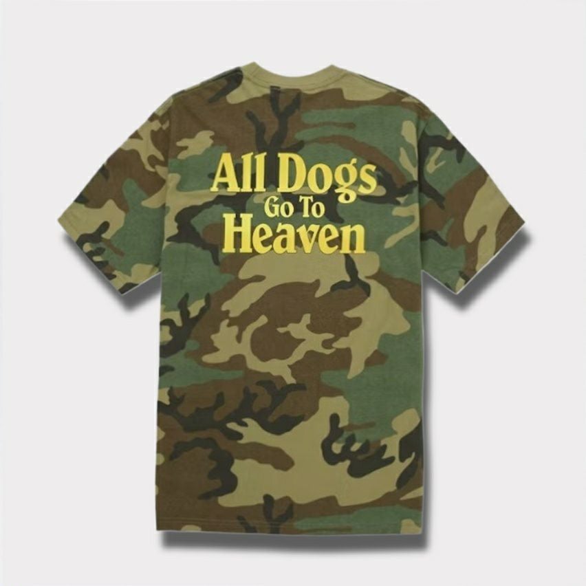 Supreme シュプリーム 2025AW All Dogs Go To Heaven Tee オール ドッグス ゴー トゥ ヘブン Tシャツ ウッドランドカモ1