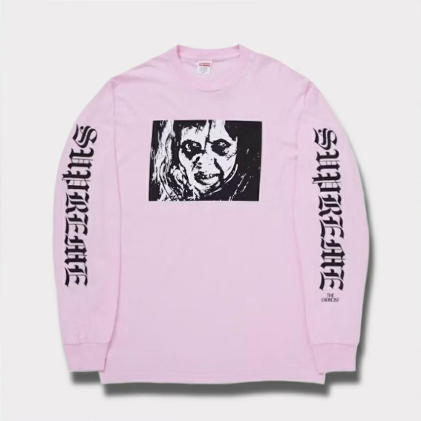 Supreme シュプリーム 2025AW The Exorcist Mother L/S Tee　エクソシスト マザー ロングスリーブTシャツ　ライトピンク