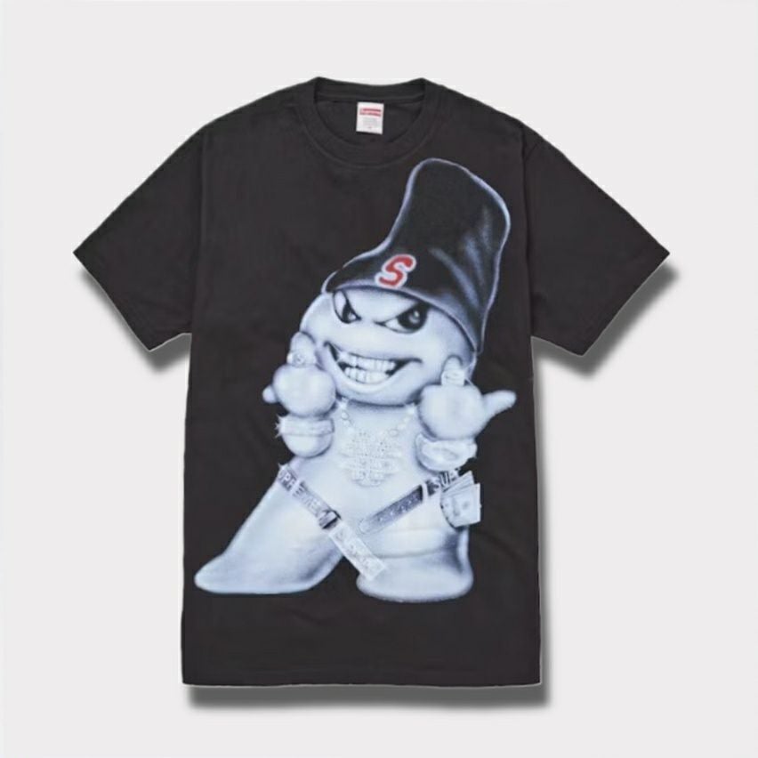supreme 25aw man Tee Sサイズ Supreme シュプリーム 2025AW Snowman Tee スノーマン Tシャツ ブラック