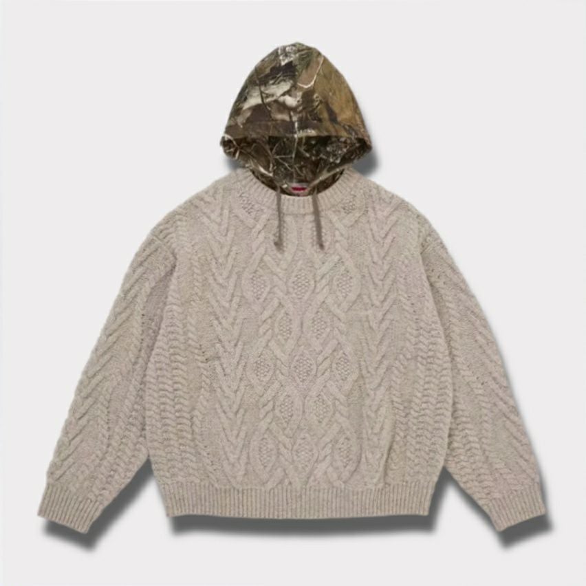 Supreme シュプリーム 2025AW Cable Hooded Sweater ケーブル フード