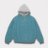 Supreme シュプリーム 2025AW Cable Hooded Sweater　ケーブル フード セーター　ティール