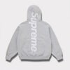Supreme シュプリーム 2025AW Satin Applique Hooded Sweatshirt サテン アップリケ フーディー パーカー　ヘザーグレー