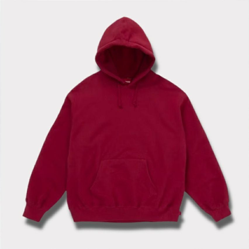 Supreme シュプリーム 2025AW Satin Applique Hooded Sweatshirt サテン アップリケ フーディー パーカー　ダークレッド1
