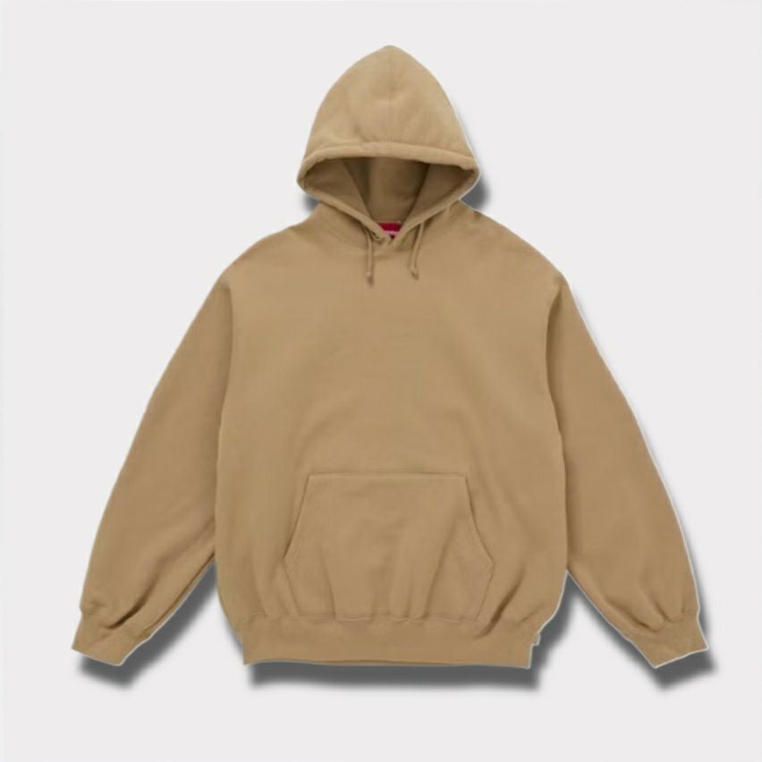 Supreme シュプリーム 2025AW Satin Applique Hooded Sweatshirt サテン アップリケ フーディー パーカー　ダークタン1