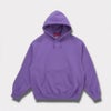  Supreme シュプリーム 2025AW Satin Applique Hooded Sweatshirt サテン アップリケ フーディー パーカー　バイオレット1
