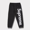 Supreme シュプリーム 2025AW Satin Applique Sweatpant サテン アップリケ スウェットパンツ ブラック