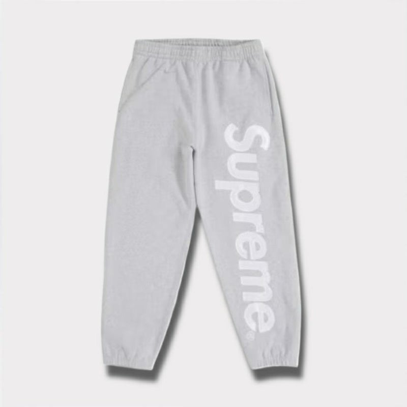 Supreme シュプリーム 2025AW Satin Applique Sweatpant サテン アップリケ スウェットパンツ ヘザーグレー