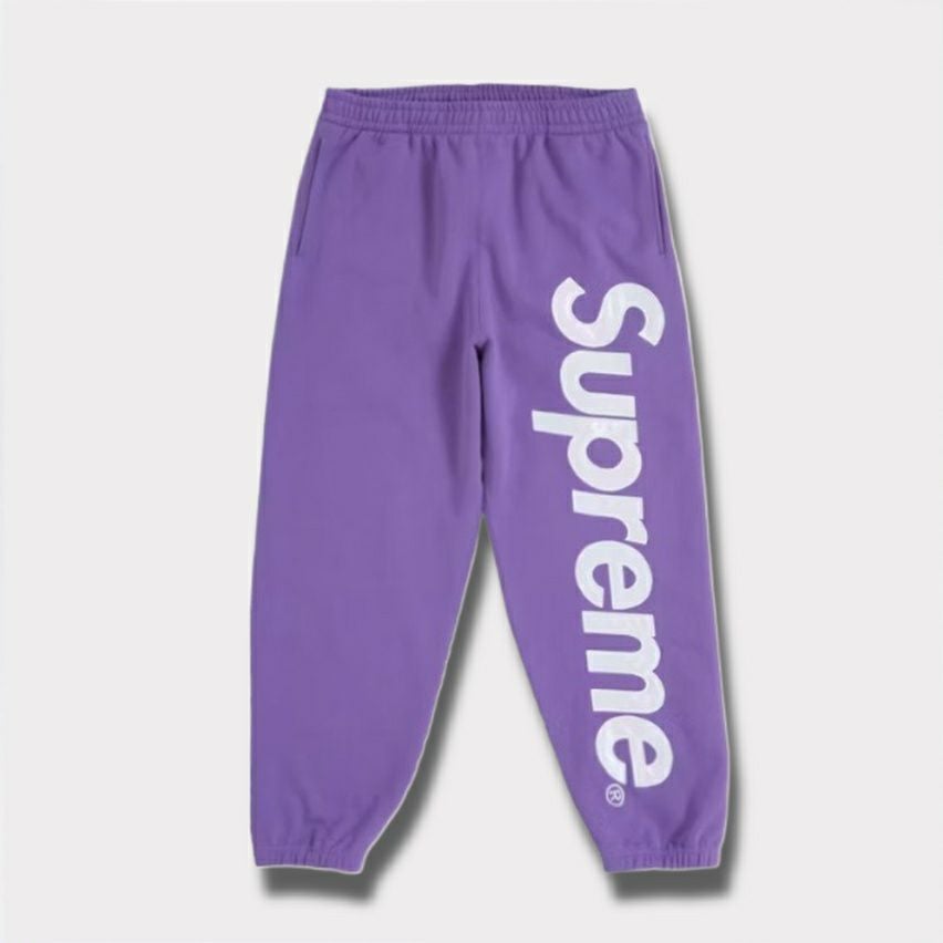 Supreme シュプリーム 2025AW Satin Applique Sweatpant サテン アップリケ スウェットパンツ バイオレット