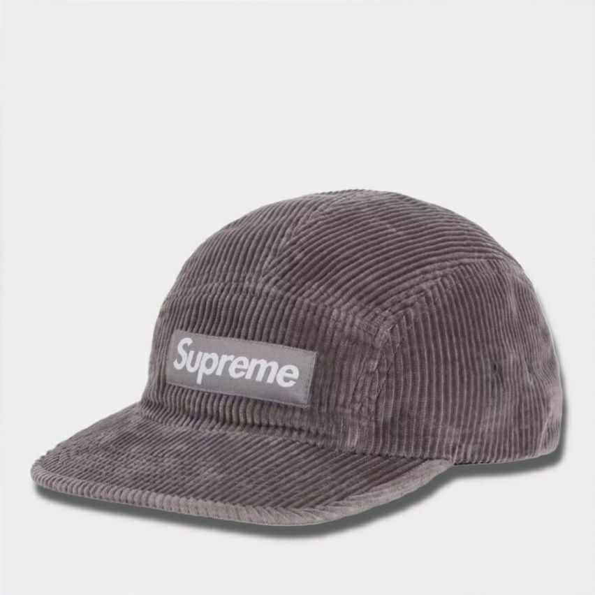 Supreme シュプリーム 2025AW Corduroy Camp Cap コーデュロイキャンプキャップ グレー