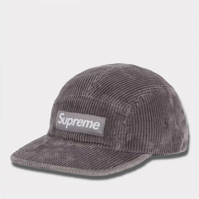 Supreme シュプリーム 2025AW Corduroy Camp Cap コーデュロイキャンプキャップ グレー