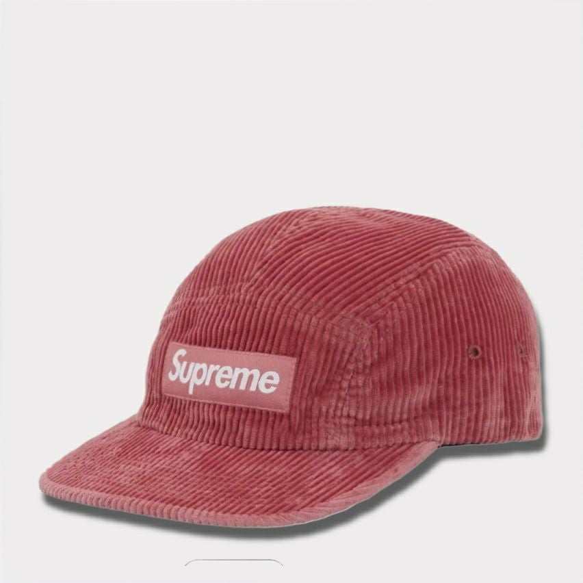 Supreme シュプリーム 2025AW Corduroy Camp Cap コーデュロイキャンプキャップ ライトレッド