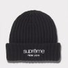  Supreme シュプリーム 2025AW Chunky Rib Classic Logo Beanie チャンキー リブ クラシック ロゴ ビーニー ブラック
