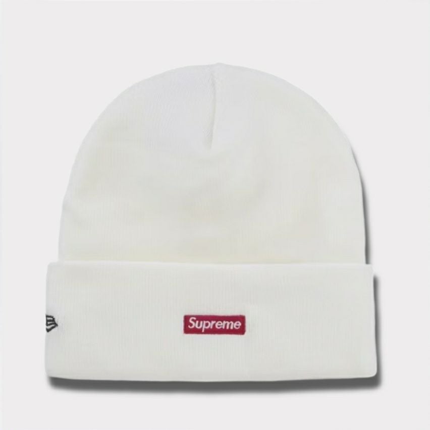Supreme シュプリーム 2025AW New Era Old English Beanie ニューエラ オールド イングリッシュ ビーニー ホワイト1