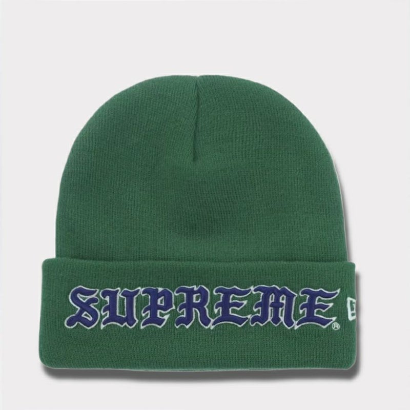  Supreme シュプリーム 2025AW New Era Old English Beanie ニューエラ オールド イングリッシュ ビーニー グリーン