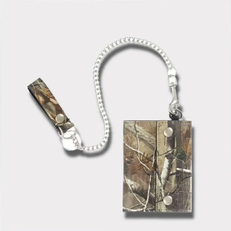 Supreme シュプリーム 2025AW Leather Chain Wallet レザーチェーンウォレット リアルツリーハードウッズカモ