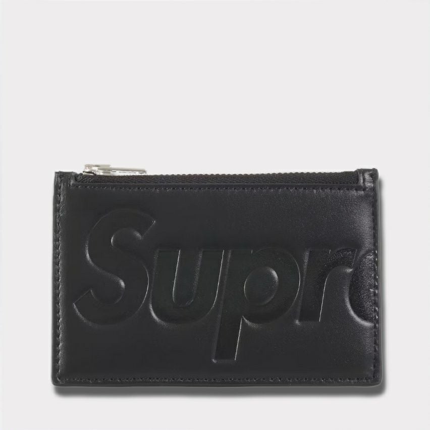  Supreme シュプリーム 2025AW Leather Zip Card Holder レザージップカードホルダー ブラック